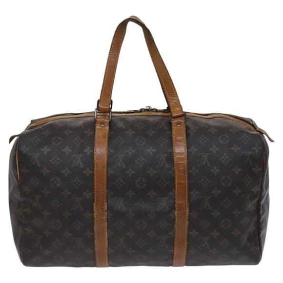 LOUIS VUITTON Monogram Sac Souple 45 Boston Bag M41624 LV Auth BD1045 - Picture 2 of 16